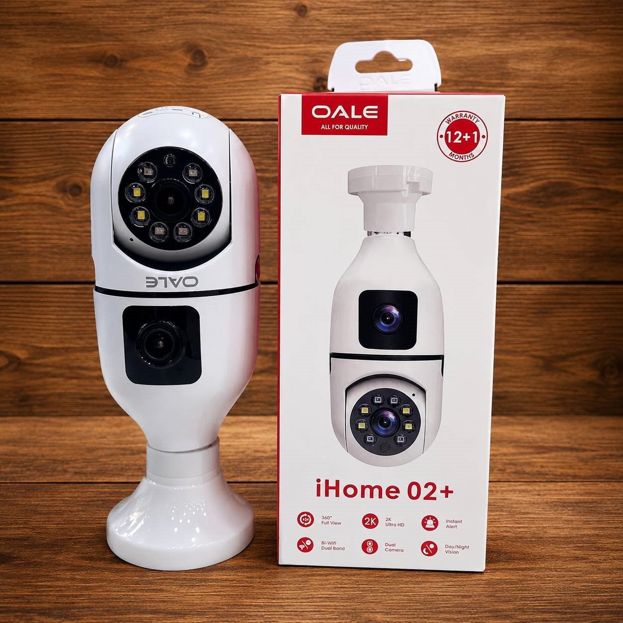 دوربین مداربسته هوشمند +OALE iHome 02 دو لنز 2K